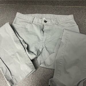 Calvin Klein Jeans Gray Chinos Versatile Cotton Blend